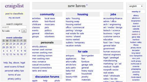 <b>craigslist</b> provides local classifieds and forums for jobs, housing, for sale, services, local community, and events. . Craigslist com new haven ct